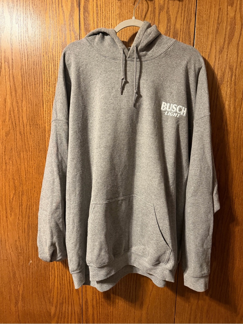 Men's 3XL Busch Light Deer Gray Pullover Hoodie